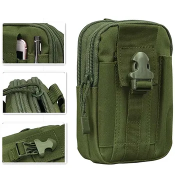

Tactical Molle Pouch Multipurpose EDC Outdoor Men Waist Bag with Outdoor Men Compact Gadget Utility Belt with Cell Phone Holster