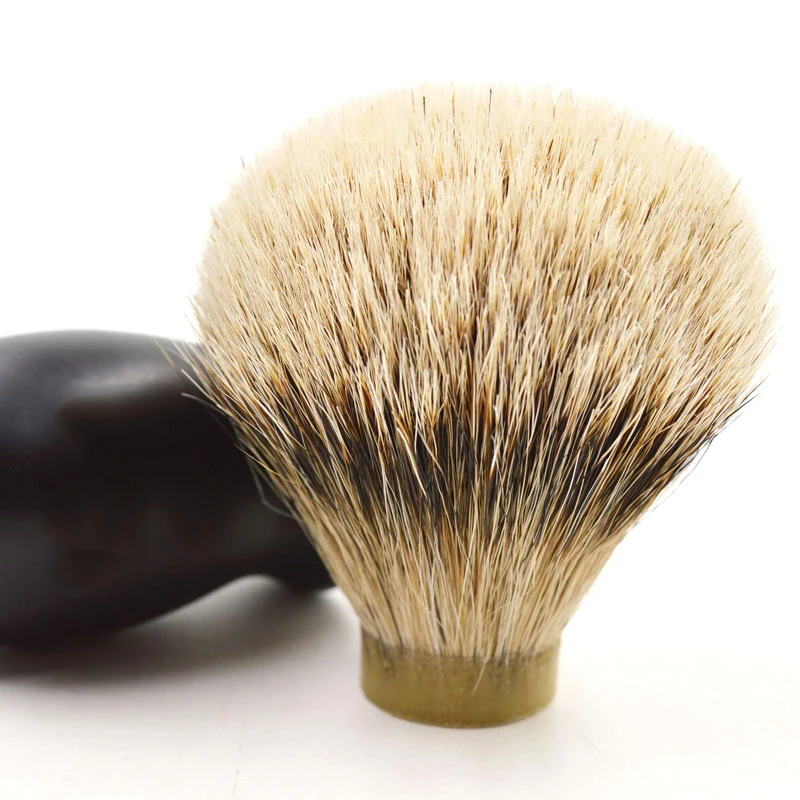 Finest Two Band Chubby Fan Badger Hair Knots Shaving Brush Knots Shaving Brush Knots