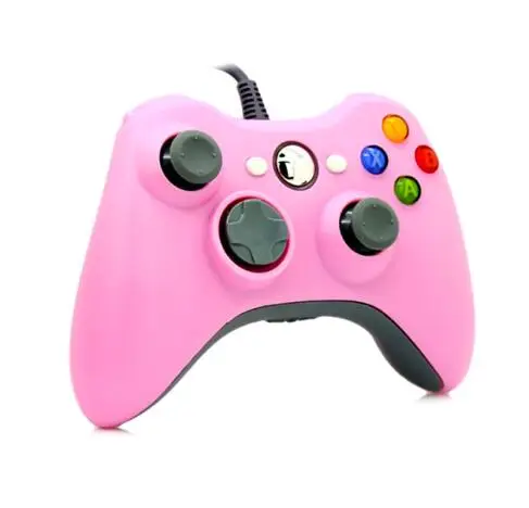 pink Геймпад для xbox 360 проводной контроллер для xbox 360 контроллер проводной джойстик для xbox 360 игровой контроллер геймпад джойпад - Цвет: pink