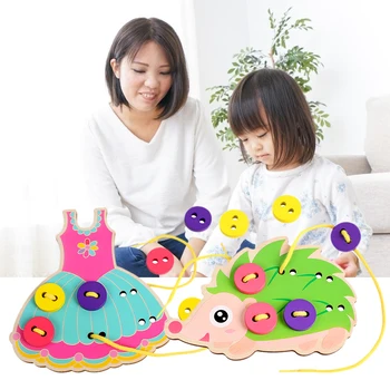 

Montessori Toys Educational Wooden Materials Toys for Children Early Learning Kids Intelligence Match Puzzle Teaching Aids