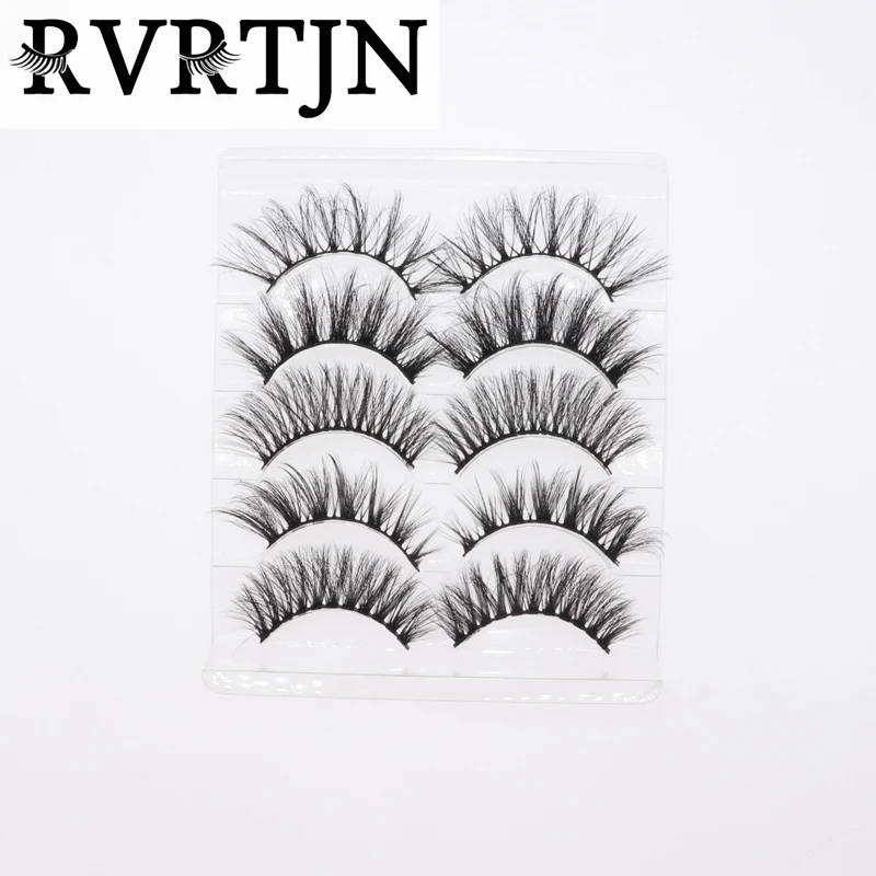 

5 pairs of handmade different styles false eyelashes handmade make-up tools long eyelashes extend eyelashes