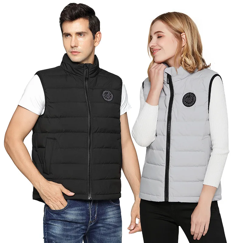 

Autumn And Winter New Style down Vest Men's Couples Fashion Casual down Jacket Vest Large Size Waistcoat Short Ph097