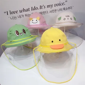 

Kid Fisherman Caps Hats Anti-fog Anti-saliva Protection Anti-spitting Protective Dustproof Kids Boys Girls Hats