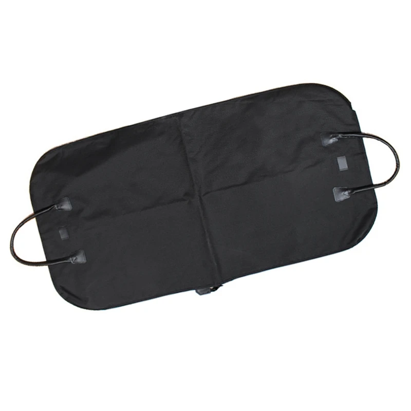 Black Dustproof Hanger Cover Storage Bags Coat Clothes Garment Suit Dust Cover Dust Bags Protector Organization