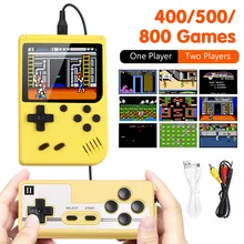 500 Games MINI Portable Retro Video Console Handheld Game Advance Players Boy 8 Bit Built-in Gameboy 3 Inch Color LCD Screen