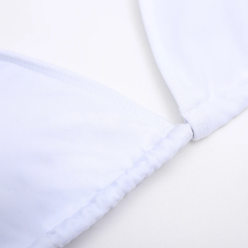 

Suit Women Girls Bikini Thong Spaghetti Strap Rhinestone Swimwear Bathing Push up Bandage Sexy