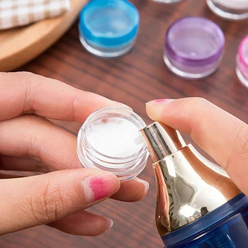 

5 Grams Clear Makeup Sample Plastic Container Travel Storage Small Jars Cosmetics Split Bottles For Traveling Portable Jars