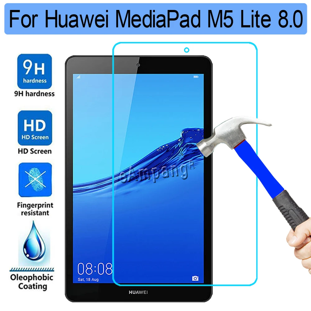 9H HD закаленное стекло для huawei Mediapad M5 Lite 8 0 JDN2 L09 защитный экран планшета Защита