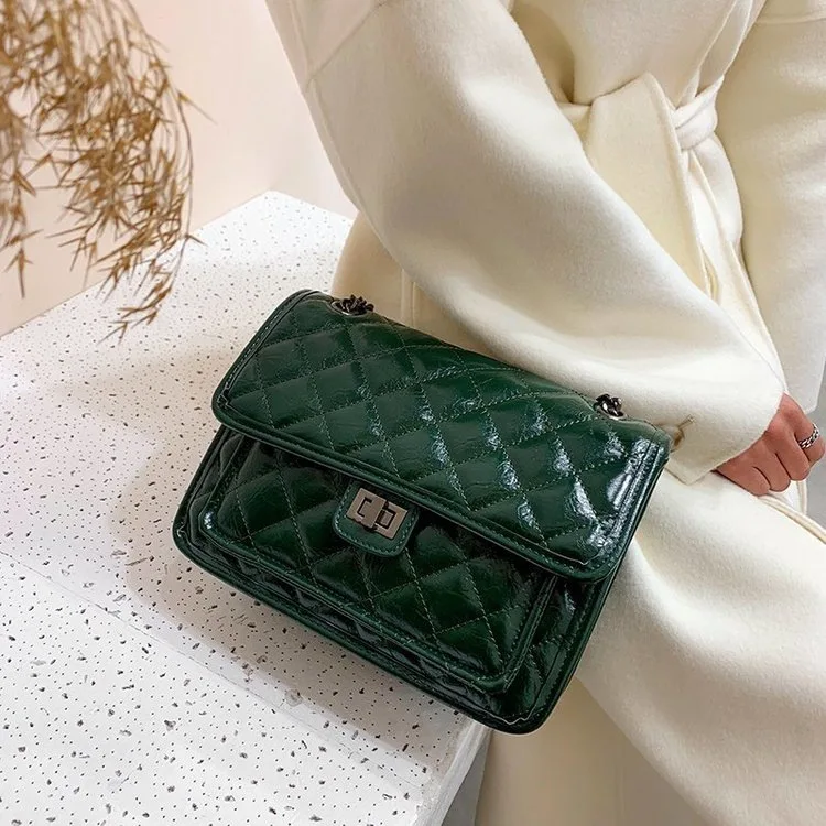 

Classic Small PU Leather Crossbody Bags for Women 2020 New Trending Shoulder Handbags Women's Lux Trend Chain Hand Bag Bag