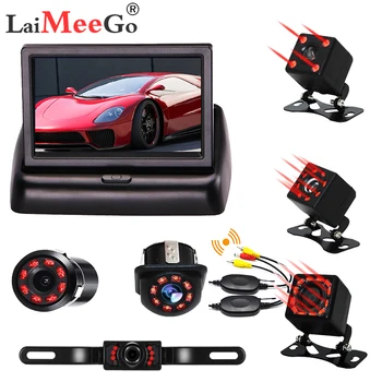 

Wireless Car Monitor 4.3 TFT LCD Rear View Camer IR Universal Mirror Parking Assistance for Chevrolet:Cruze/Epica/Aveo/Malibu