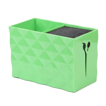 

Double Row Scissors Storage Box Practical Clipper Box Barber Comb Scissors Inserting Rack