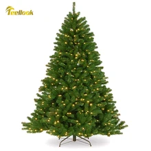 Teellook 1,2 м/3,6 м ПВХ материал Рождественская елка светодиодный светильник Рождественский центр отель украшения
