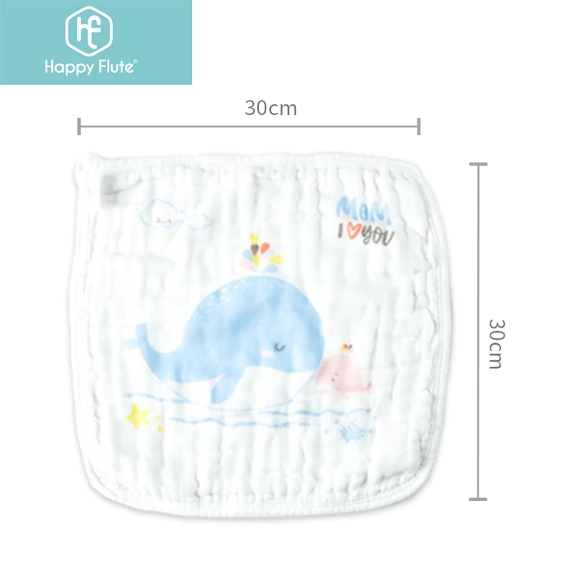 Luxury Cotton Muslin Baby Washcloth Set - 5 Piece Soft Gauze Towel Collection