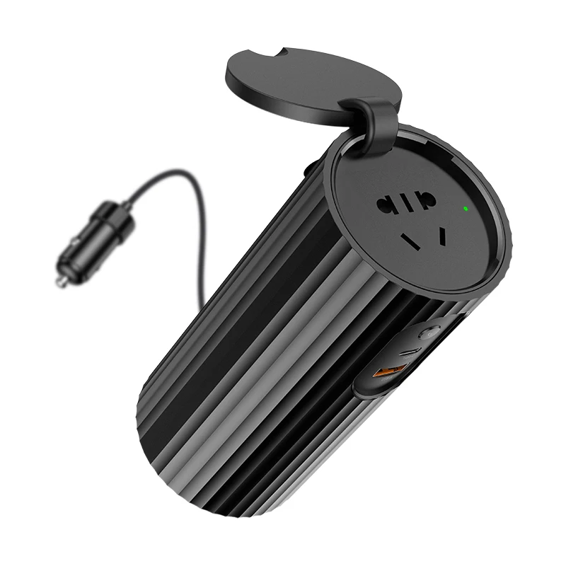 ROCK type-C USB быстрая зарядка автомобильный инвертор 110 Вт DC 12-14,5 в AC 220 В автомобильная зарядка для iPhone 11 Pro huawei P30 Xiaomi 9 S10 Note10