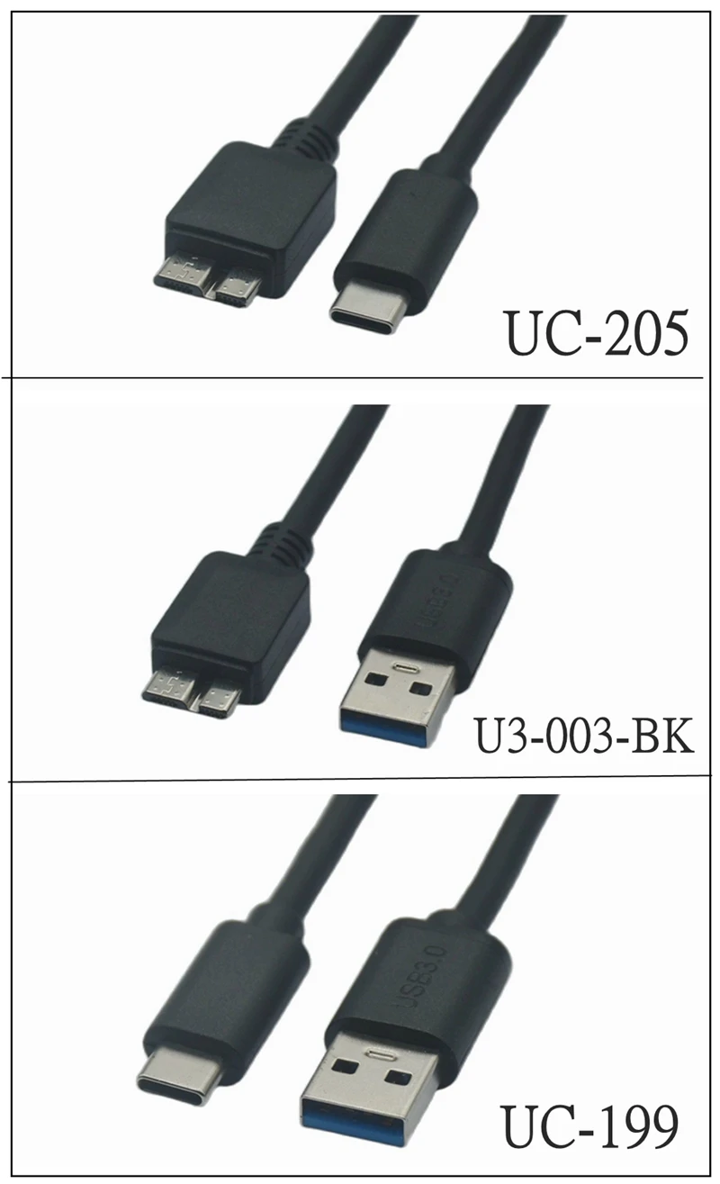 Cavo ZdyCGTime Da USB C A Micro B 3.0, 1 Metro Nero – Alta Velocità 5Gbps Per Hard Disk E Smartphone