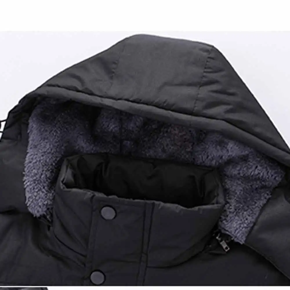 WWKK новая зимняя Базовая куртка для мужчин размер плюс мужской утепленная верхняя одежда свободная Длинная толстовка одежда толстые пальто с капюшоном