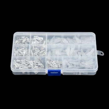 

270pcs Female And Male Brass Spade Wire Crimp Terminal Connector Equipment Kit