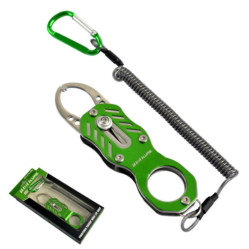 

Ilure Cool diao shi Mini Fish Grip Clamp/Mention Fish Maker Stainless Steel Material Steel Wire Connecting Rope for Fishing Rod