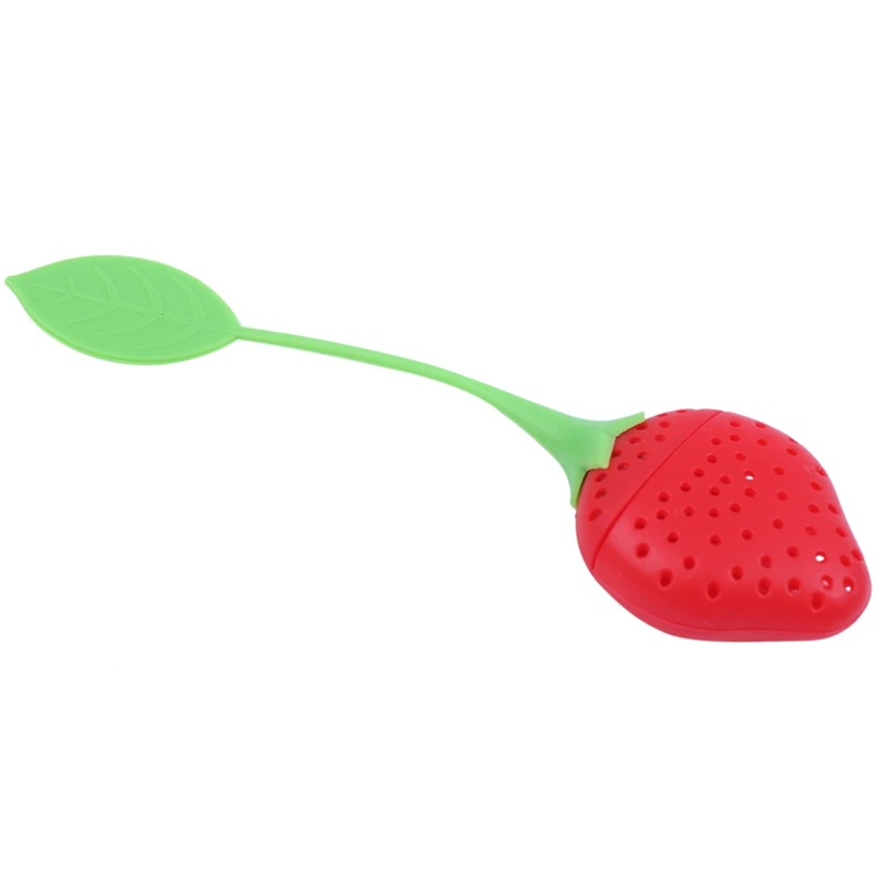 

Red / Pink / Yellow Random Strawberry Silicone Tea Infusion Tea Filter Tea Set Accessories Drinking Utensils Supplies 20Pcs