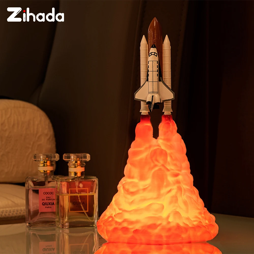 Новый креативный 3d светильник перезаряжаемый Ночной настольная лампа