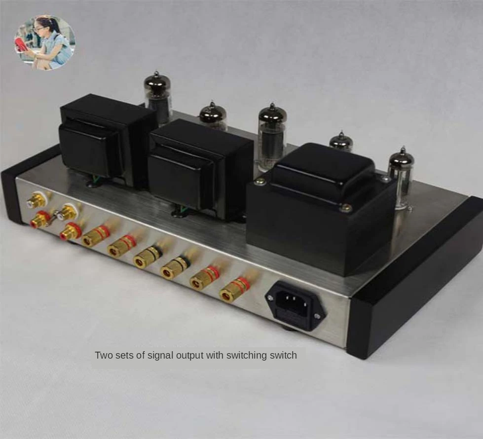 Nobsound – Kit d'amplificateurs à tubes Audio domestiques, Kit de bricolage, coque en acier inoxydable 6Z4 + 6N2 + 6P1, puissance de sortie 2x4W, ac 110V/2022 V, 220 ► Photo 3/3