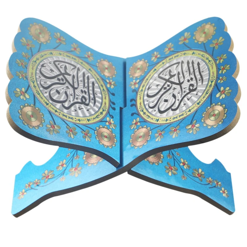 

Wooden Eid Book Shelf Bible Bookshelf Stand Holder Decorative Shelf Removable Eid Ramadan Gift Handmade Bookshelf Decor