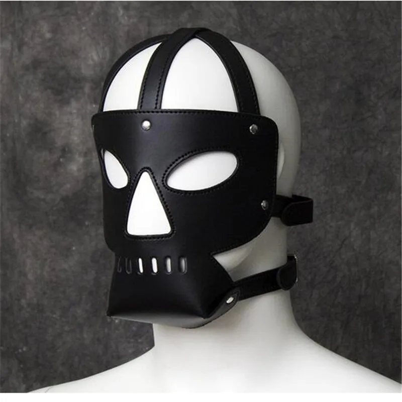 Секс игры для взрослых бандаж Кожаная маска геев фетиш ролевые эротические