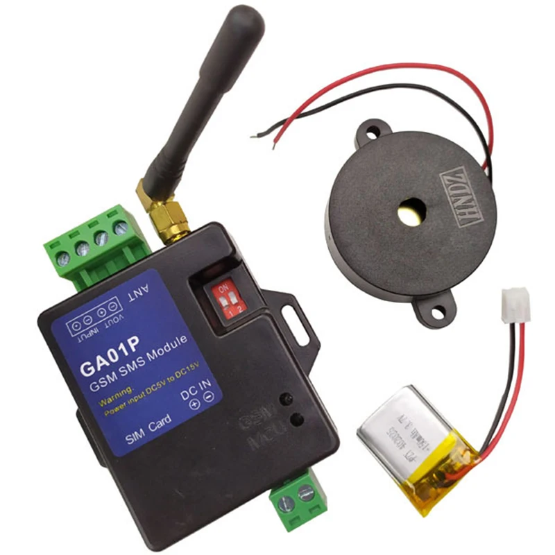 Новый GA01P Мини GSM сигнализация s SMS Система безопасности перезаряжаемая батарея