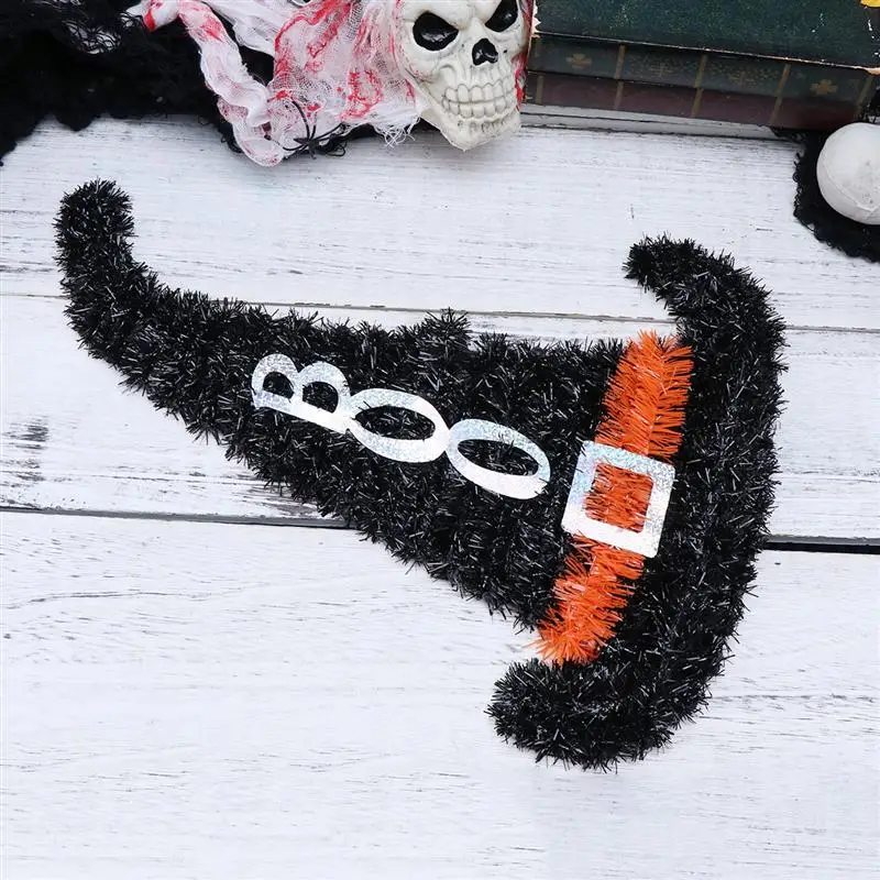 1pc Halloween Witch Hat Ornament Decoration For Home Wall Hangging Pendant Party Supplies For Halloween Accessories A2