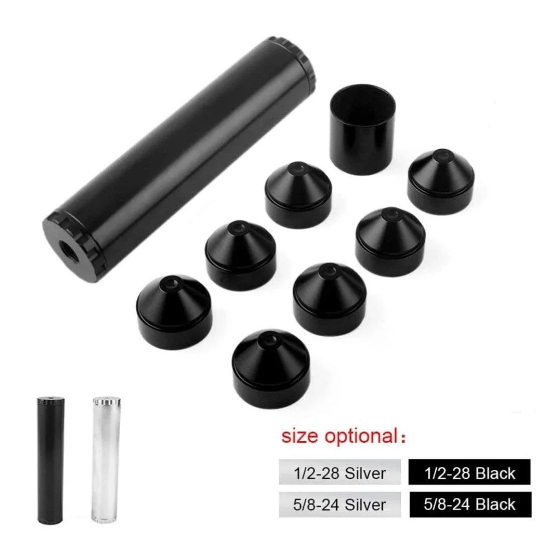 11Pcs Aluminum Car Fuel Filter Fuel Trap 1 / 2 28 5/8 24 Automotive