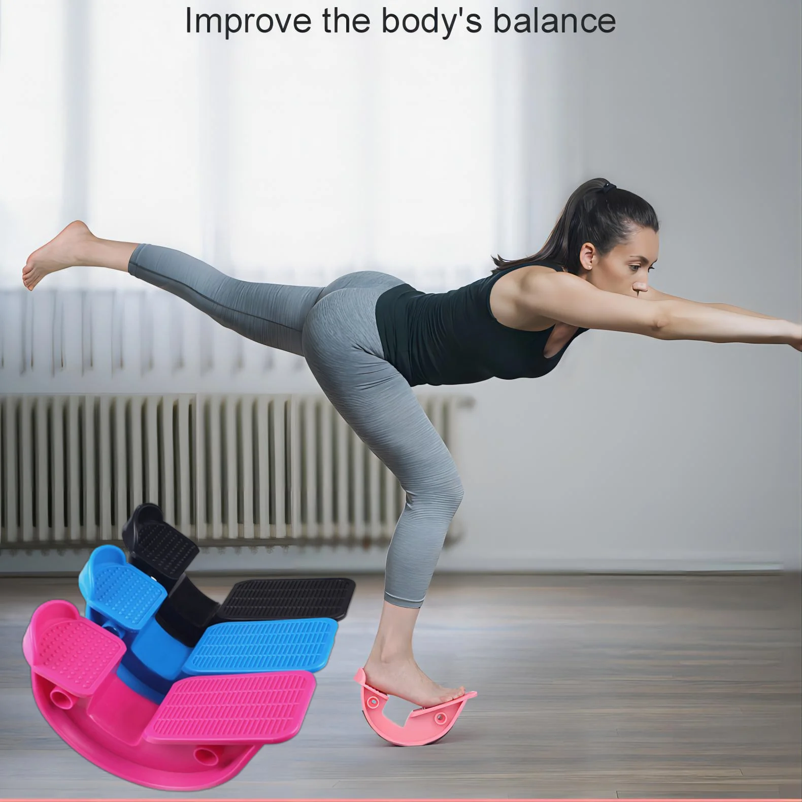 Foot Stretch Calf Stretcher Yoga Fitness Exercise Massage Board Ankle Injuries 