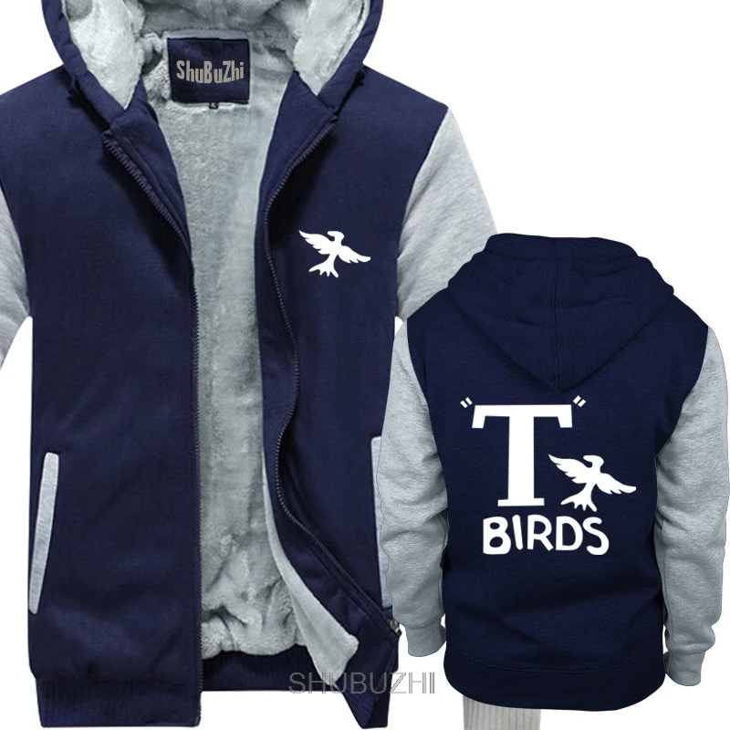 T-Birds-мужские забавные толстые толстовки с капюшоном с изображением оленя в стиле ретро, нарядная одежда, мужская толстовка с капюшоном, зимние пальто, куртка sbz6337