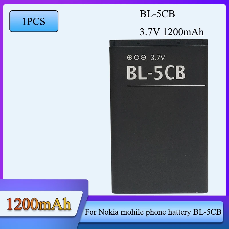 Запасной литиевый аккумулятор для телефона Nokia N72 100 101 103 105 109 111 113 1000 1280 1110 1112 1116 3108