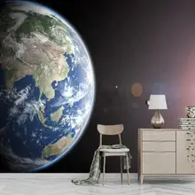 Пользовательские Настенные обои 3D фантазия Cosmic Star будут проходить воздушные пузырьки ТВ фон стены декоративной живописи