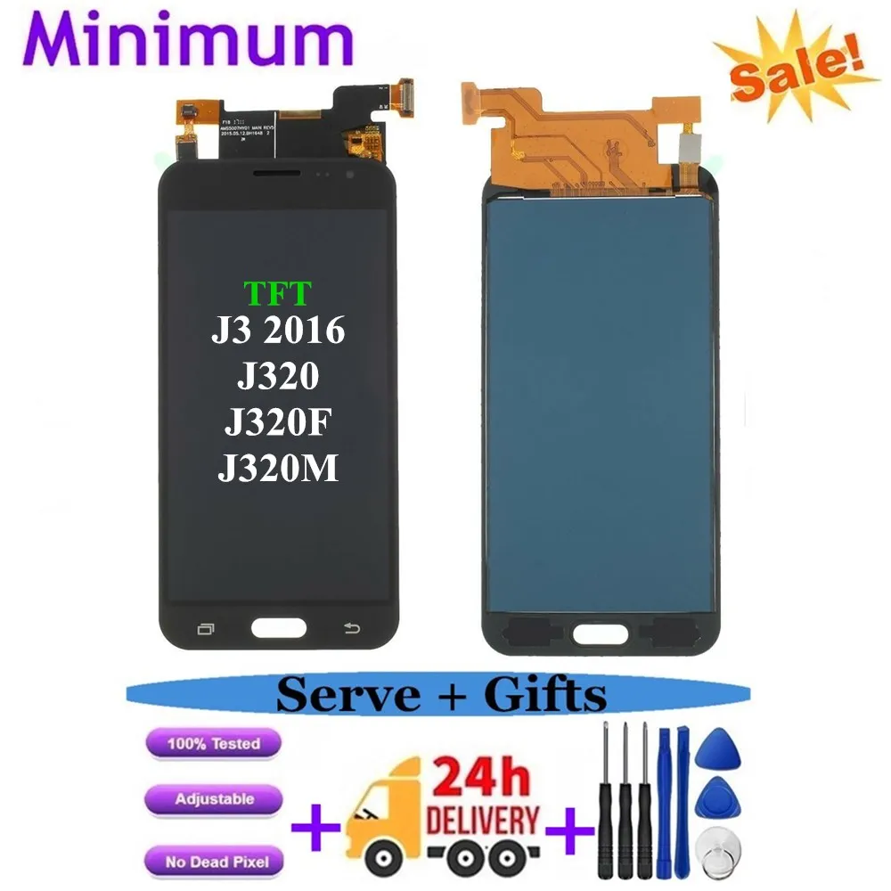 ЖК дисплей с дигитайзером сенсорного экрана TFT для Samsung Galaxy J3 2016 J320 J320F J320M J320Y