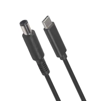 

PD Power Adapter Converter Type-C Male to DC7.4x5.0mm Male Connector All-copper Conductor Strong and Durable for Dell