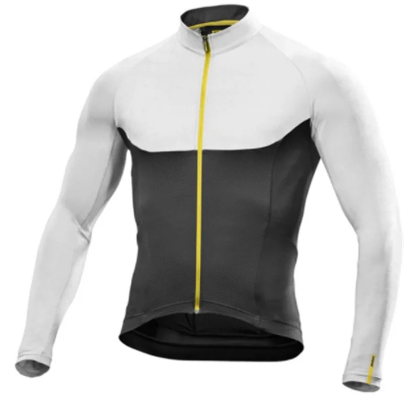 Mavic мужские с длинным рукавом Велоспорт Джерси Mtb велосипедная одежда велосипедный Майо Ropa Ciclismo Спортивная одежда велосипед одежда мульти-стиль - Цвет: Long jersey