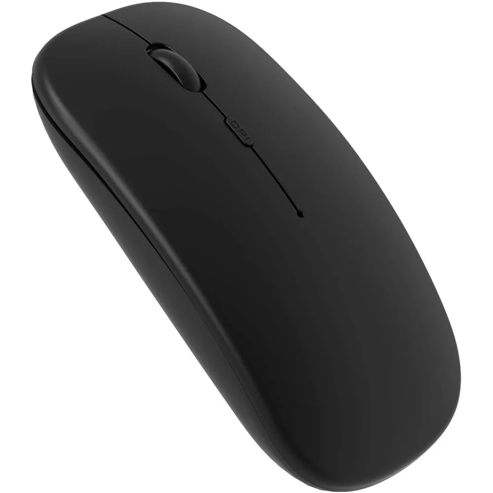 Ratón inalámbrico con Bluetooth 4,0 + 2,4G, Mouse óptico portátil ergonómico de modo Dual 2 en 1, 1600 DPI, para ordenador portátil, PC, tableta y teléfono