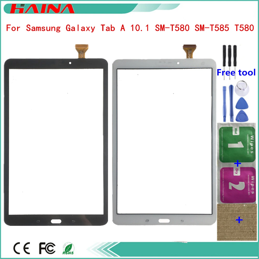 Новинка сенсорный экран T585 для Samsung Galaxy Tab A 10 1 SM T580 сенсорная панель дигитайзер