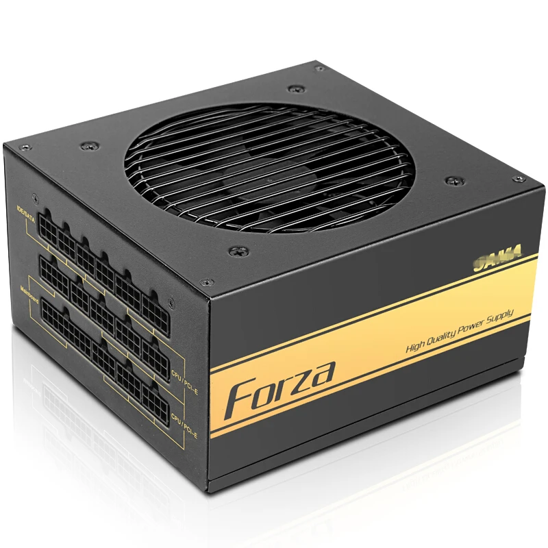 PSU для Sama полный модуль 24K 80plus ЗОЛОТОЙ энергосберегающий тихий игровой хост источник питания 650 Вт/600 Вт источник питания ETX-650-1