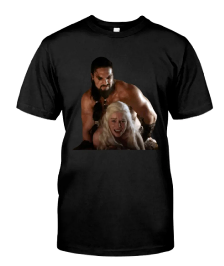Daenerys Targaryen Khal Drogo Doggy Sex Potision Game Of Thrones Black T Shirt Male Female Tee Shirt Aliexpress