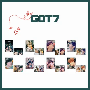 

Kpop GOT7 Present New Album Present Mini Rubber Case Diary Notebook Stationery Handbook Memo Notebooks Writing Supplies Fashion
