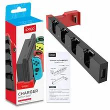 Mr NEW для nintendo Switch Joy-Con 4 порта контроллер ручка зарядное устройство зарядная док-станция переключатель зарядное устройство прочный