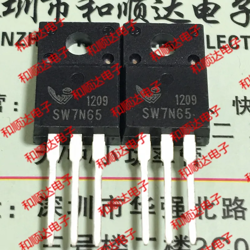 /5 предметов в лоте, SW7N65 TO-220F 650V 7A