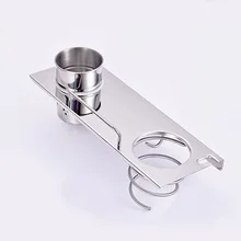 Shengruijia Электрический Фен кронштейн для ванной комнаты туалетный SUS304 нержавеющая сталь Nailless отверстие Пробивной клей полка для хранения