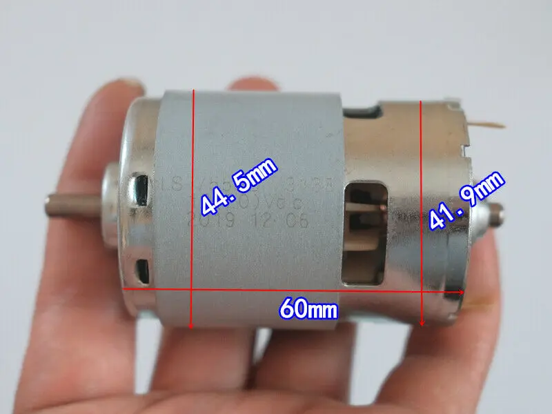 RS-755VC LS-755 42mm 12V-20V 14.4V 18V 16500RPM High Speed Large Power Tool Motor Ball Bearing DIY Electric Drill Screwdriver |