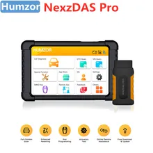 Предварительный заказ Humzor NexzDAS Pro Bluetooth 10 дюймов планшет полная система авто диагностический инструмент с IMMO/ABS/EPB/SAS