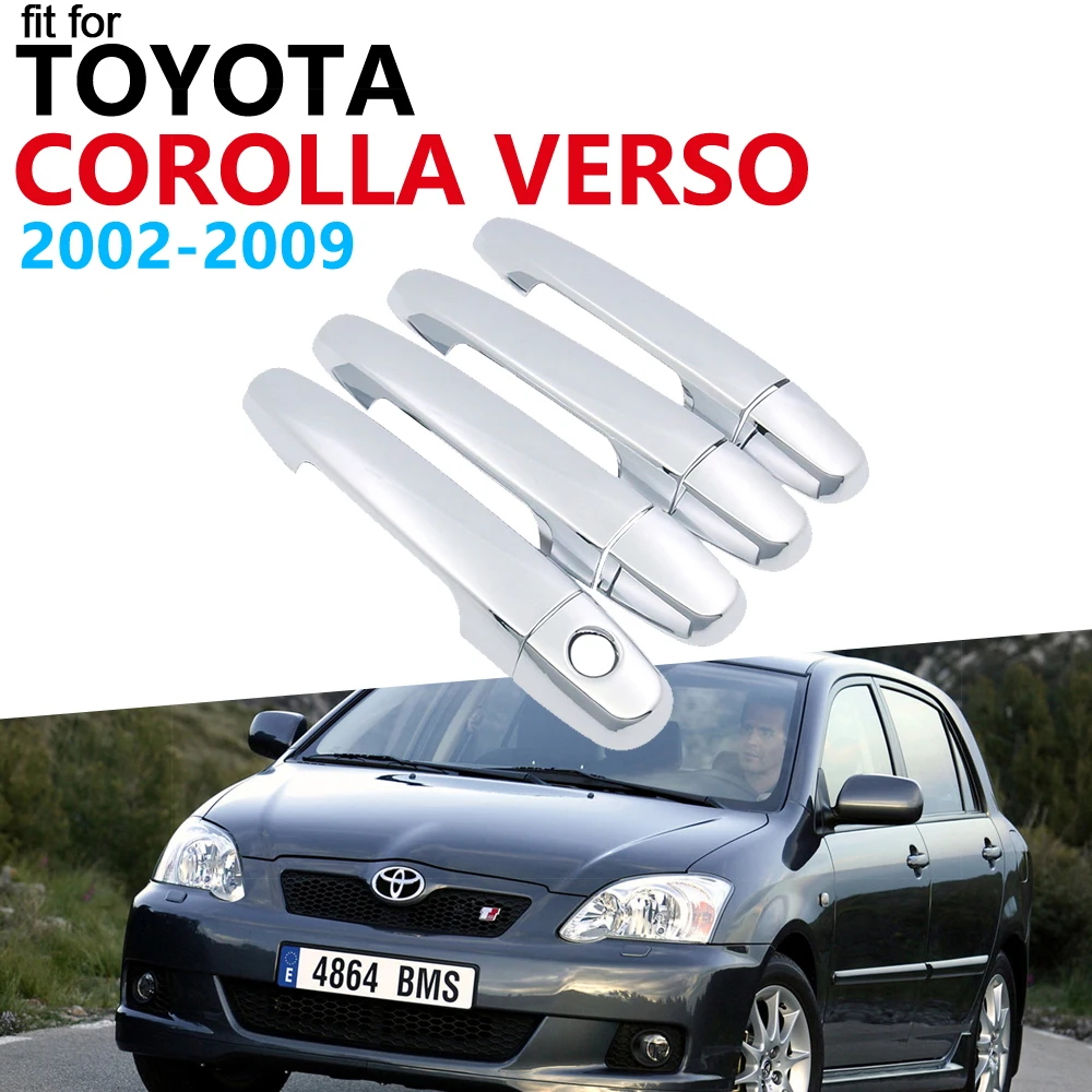 Дверная ручка автомобильные аксессуары для Toyota Corolla Verso E121 AR10 Sportsvan 2002 ~ 2009