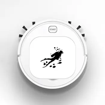 

Multifunctional Vacuum Cleaner Smart Dry Wet 1800Pa Home Floor Cleaner Rechargeable Sweeping Robot One Diving Man And Fish