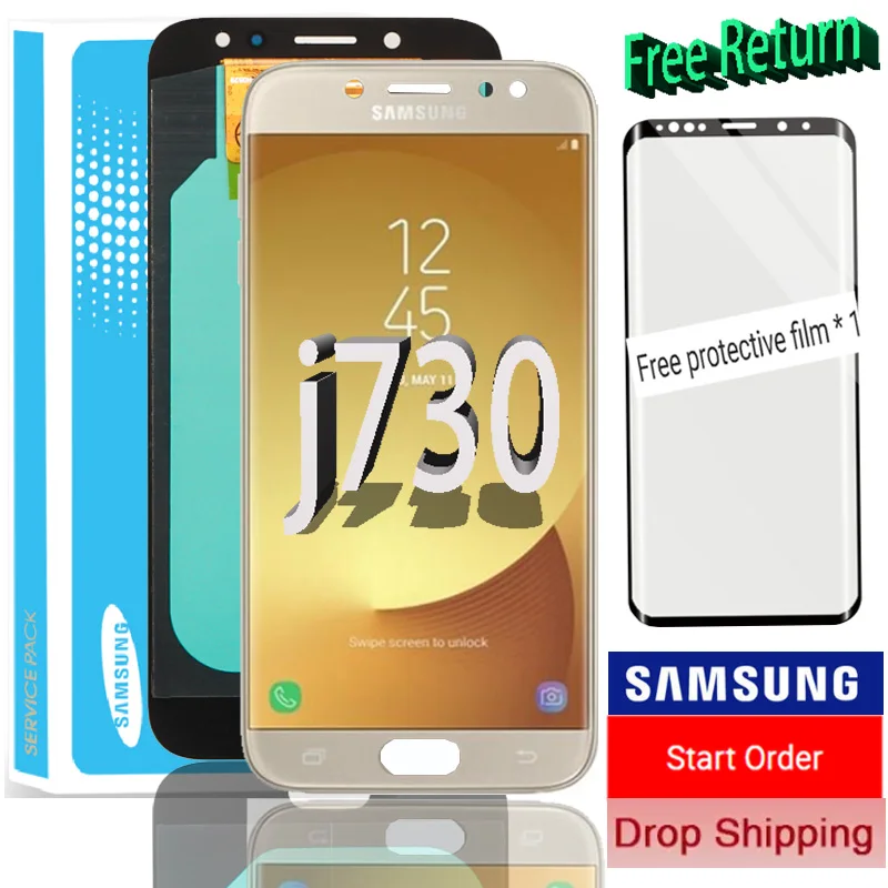 В наличии 5 ''дисплей Замена для Samsung Galaxy J7 2017 j730 Pro J730F ЖК-дисплей кодирующий